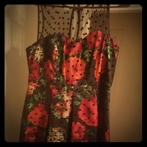 Flower print dress